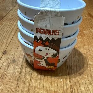 Peanuts Snoopy fall snack Bowls